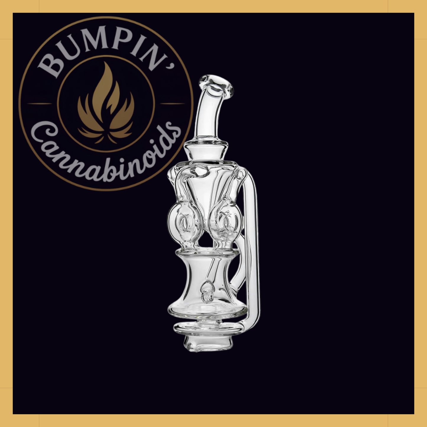Triple Donut Recycler Glass Attachment | Calibear
