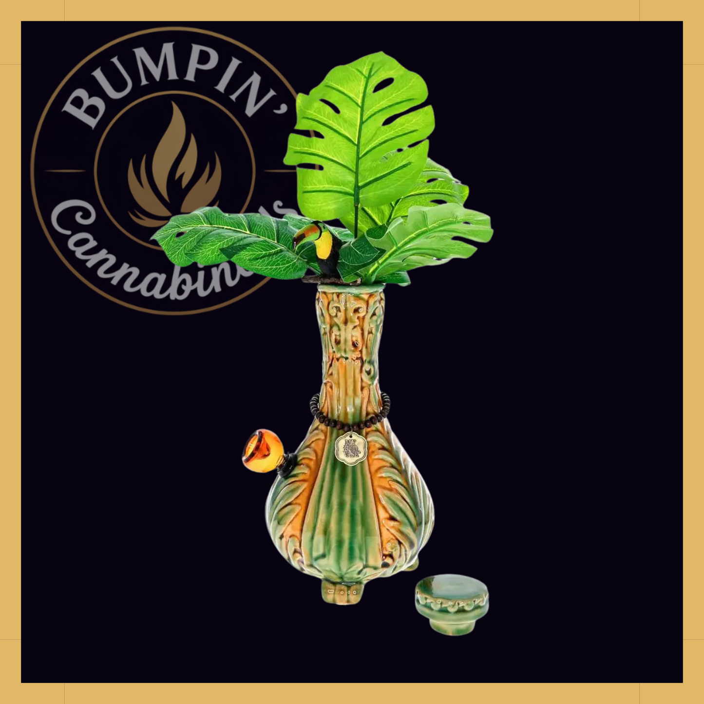 TocaCabana Vase – Tropical Porcelain Piece