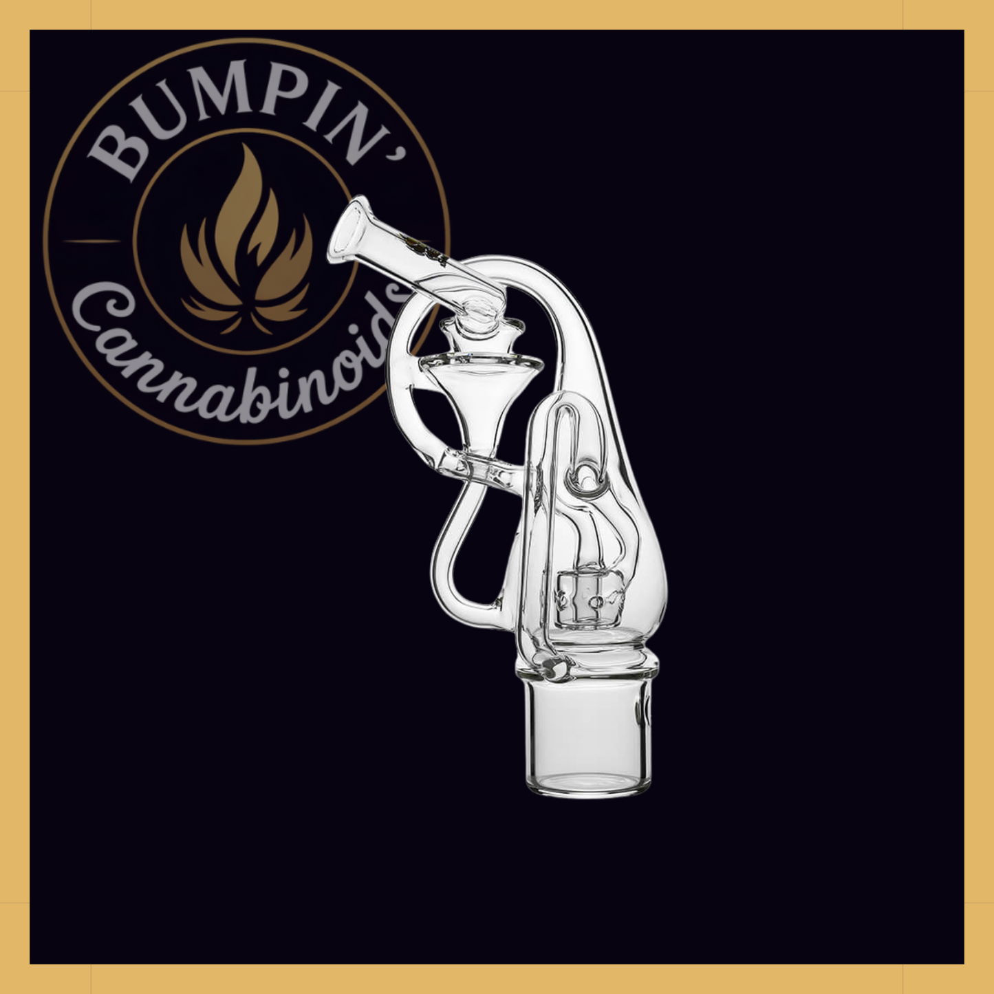 Calibear Klein Bottle Recycler Glass Attachment for Dr. Dabber Switch 2
