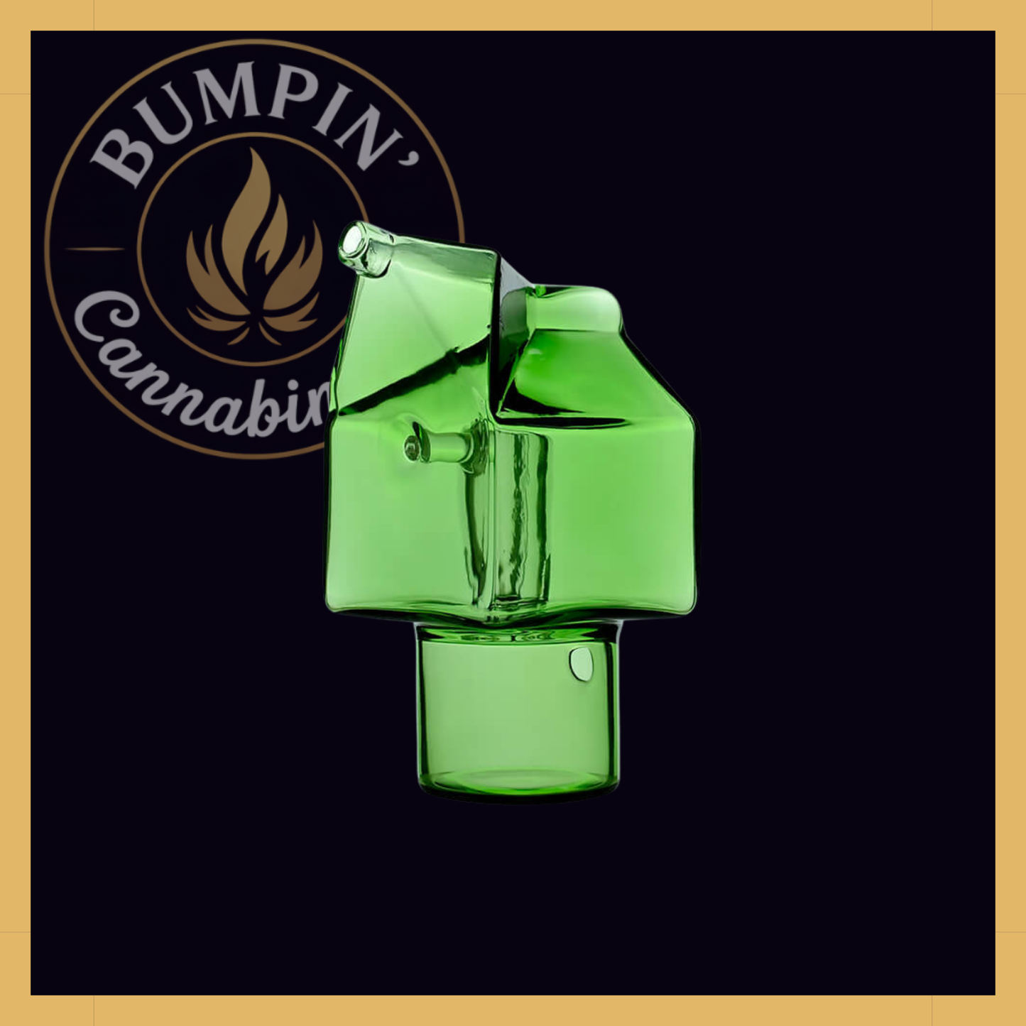 Calibear Milk Carton Glass Attachment for Dr. Dabber Switch²
