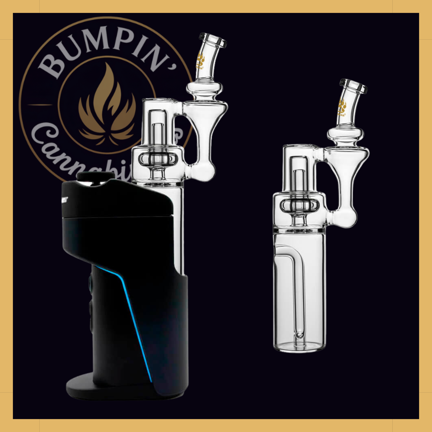 Calibear RBR Recycler Glass Attachment For Dr. Dabber Switch Go