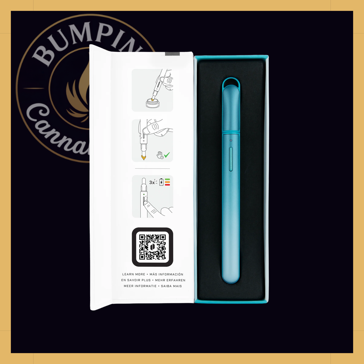 Puffco Hot Knife Glacier USB-C rechargeable heated tool