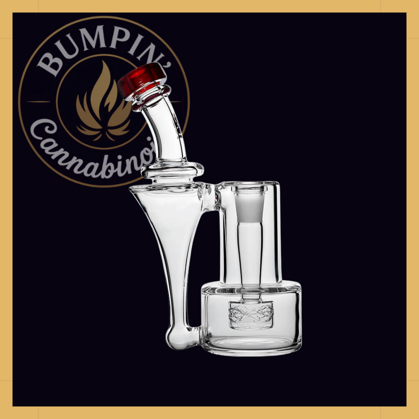 Premium RBR Recycler with Wave Perc and US Color Mouthpiece | Calibear