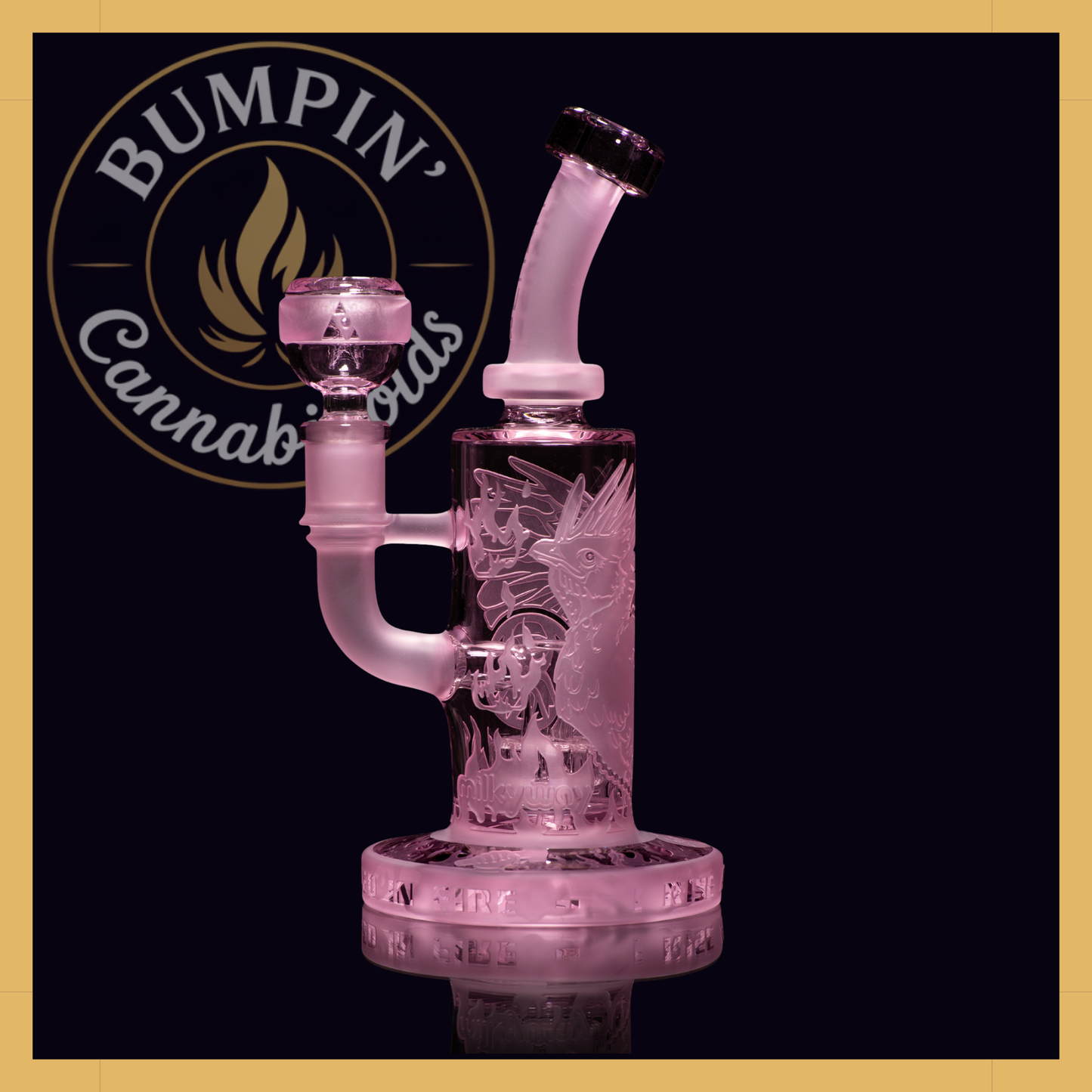 Phoenix: Forged in Fire 6" Pink Cancer Dab Rig