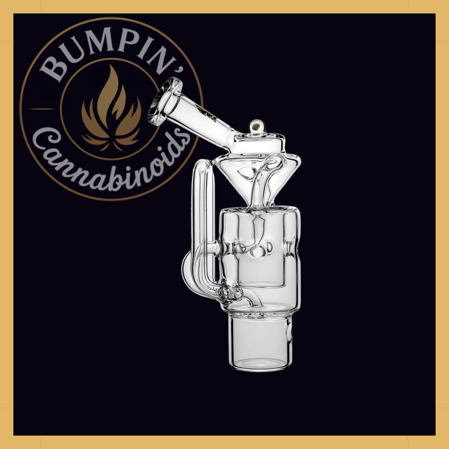 Calibear Straight Swiss Recycler Glass Attachment for Dr. Dabber Switch²