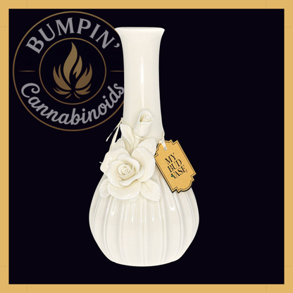 Rose Vase – Porcelain Floral Art Piece
