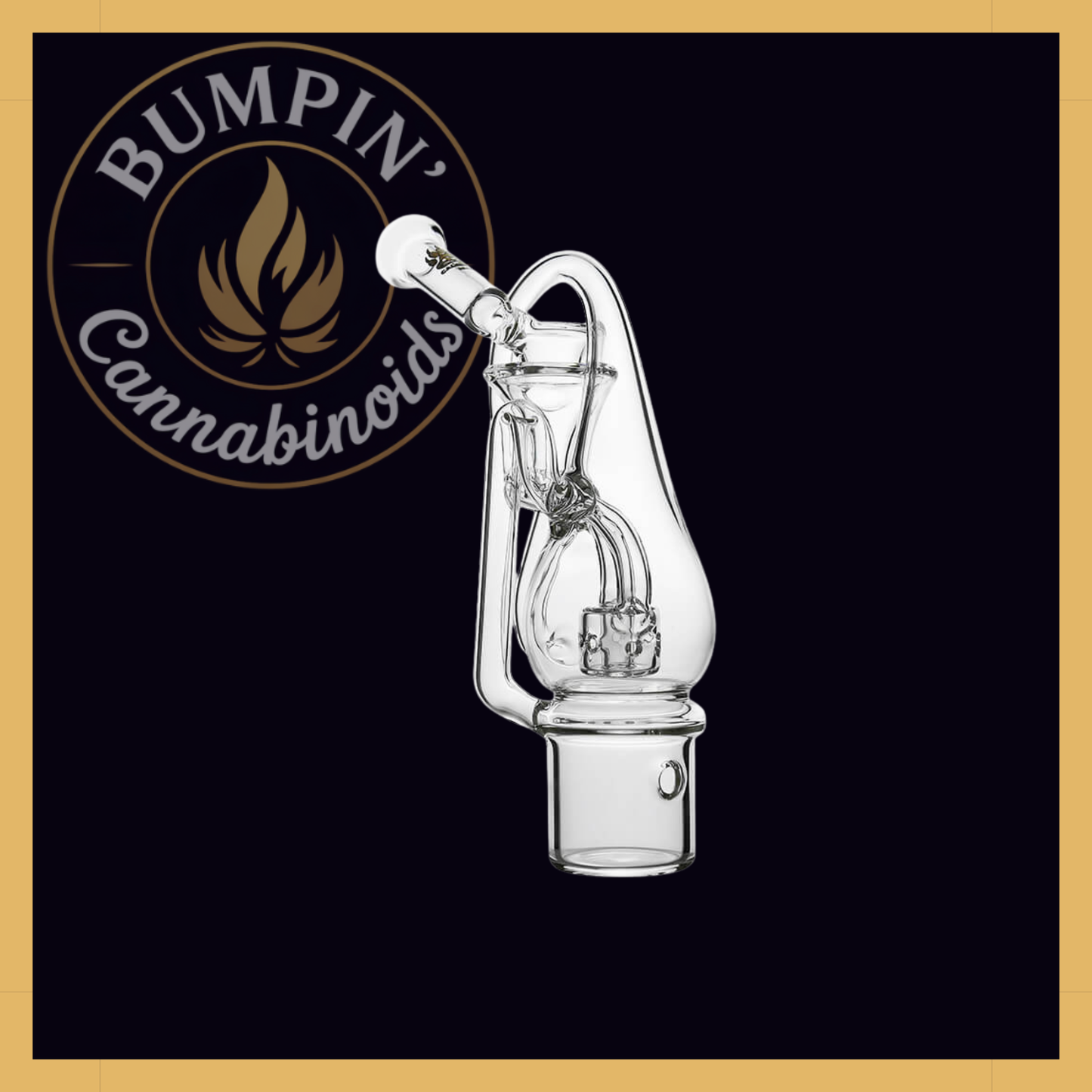 Calibear Klein Bottle Recycler Glass Attachment for Dr. Dabber Switch 2