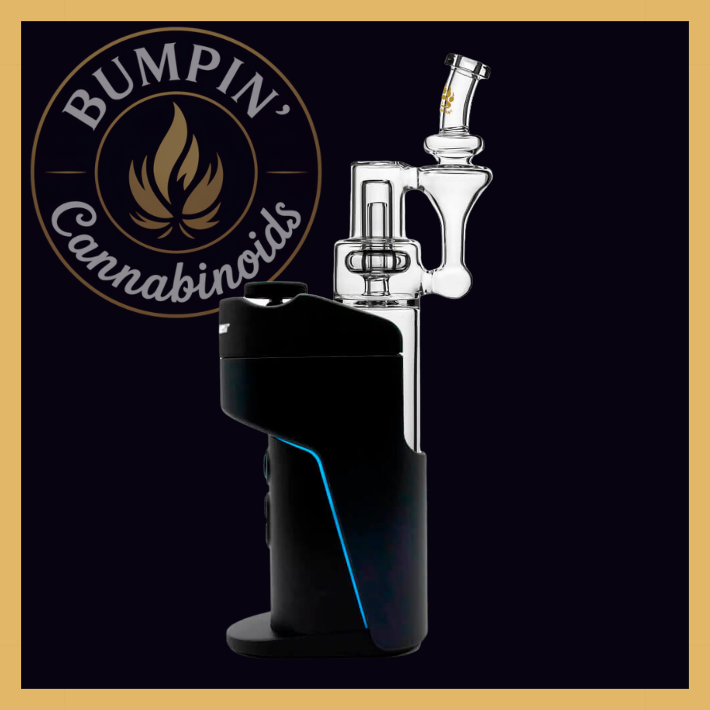 Calibear RBR Recycler Glass Attachment For Dr. Dabber Switch Go