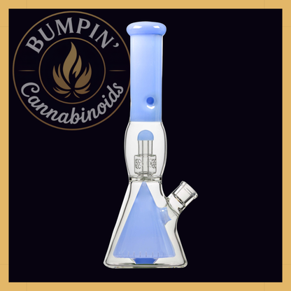 Calibear 16" Sol Collins Beaker Glass | Seed of Life & Collins Perc Water Pipe