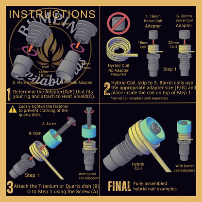 Quartz Hybrid Universal Nail