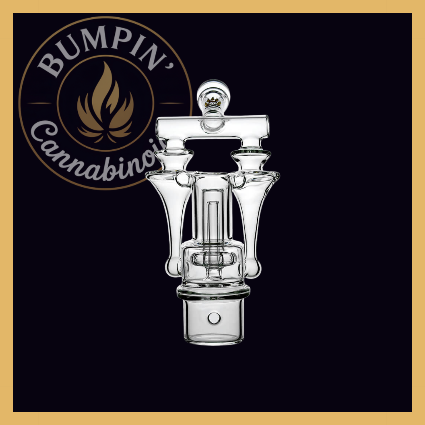 Calibear Duo RBR Recycler Glass Attachment For Dr. Dabber Switch 2