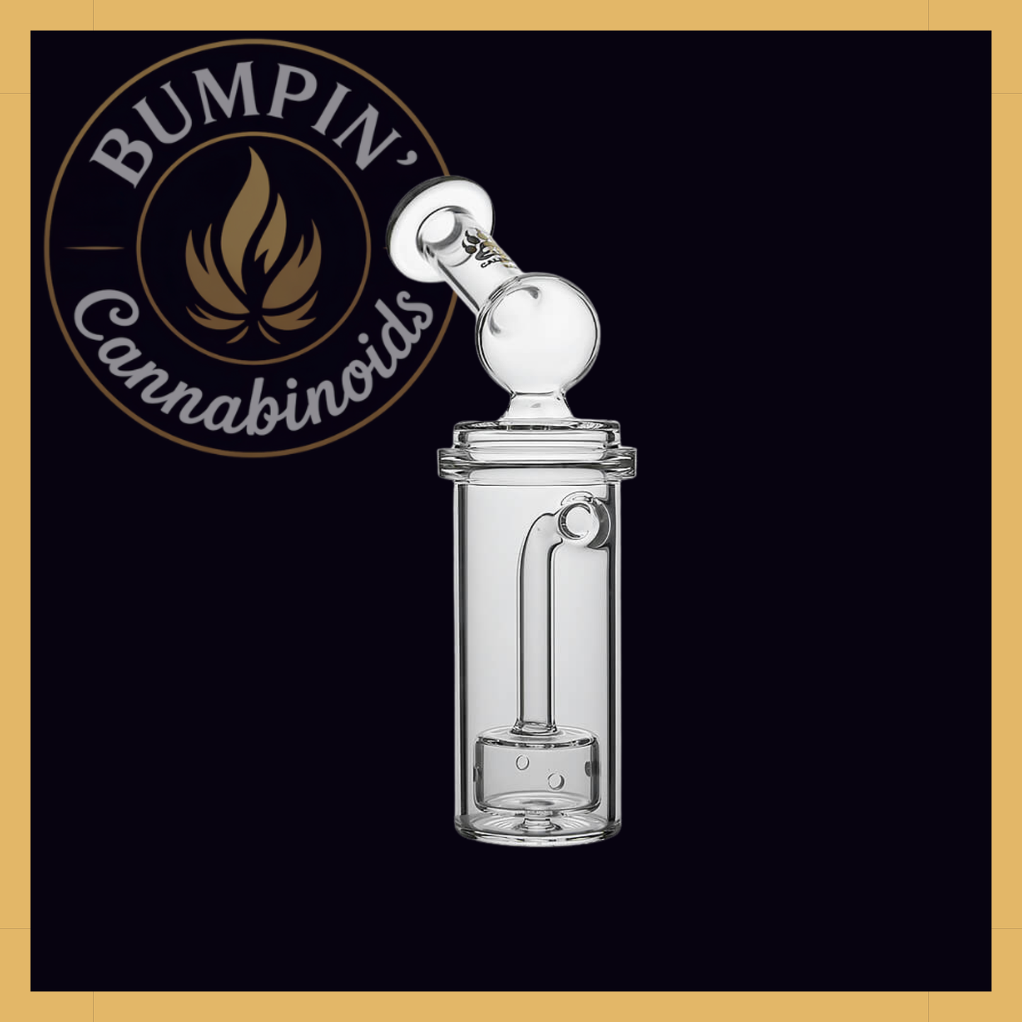 CURVE FLOW SIDECAR GLASS ATTACHMENT FOR DR.DABBER SWITCH 2 | CALIBEAR