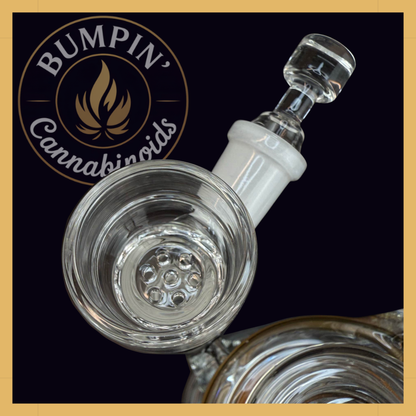 Glass Bowl with Pass-Through Carb