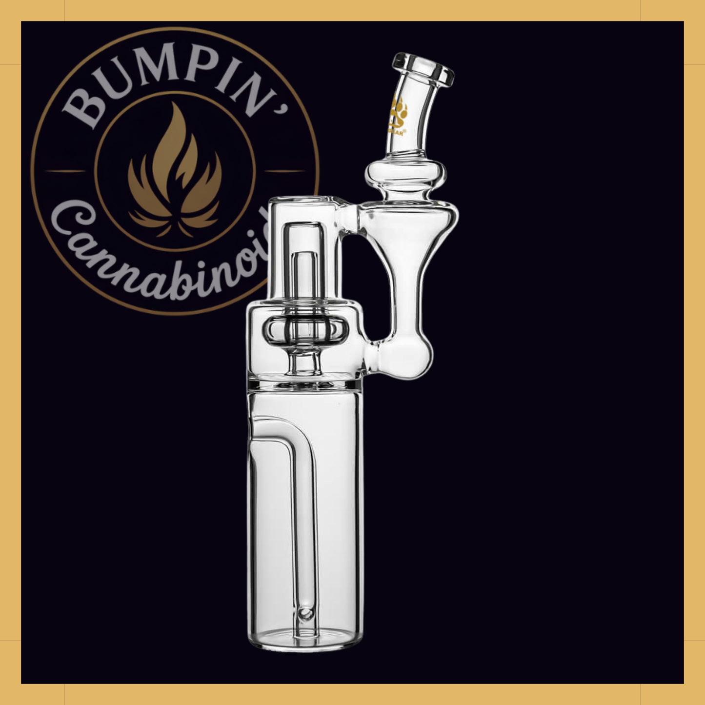 Calibear RBR Recycler Glass Attachment For Dr. Dabber Switch Go