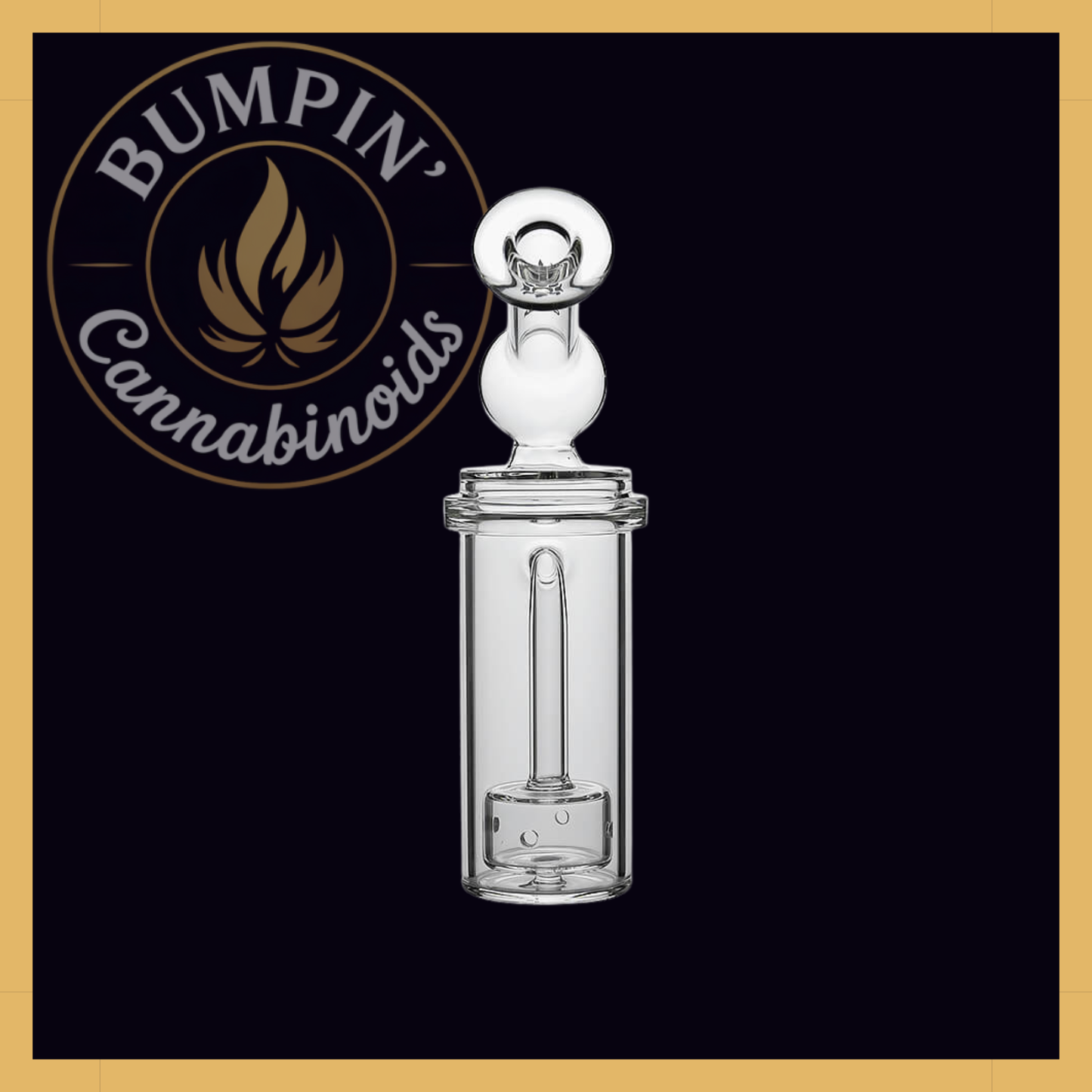 CURVE FLOW SIDECAR GLASS ATTACHMENT FOR DR.DABBER SWITCH 2 | CALIBEAR