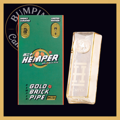 Hemper Gold Brick Hand Glass 4 inch