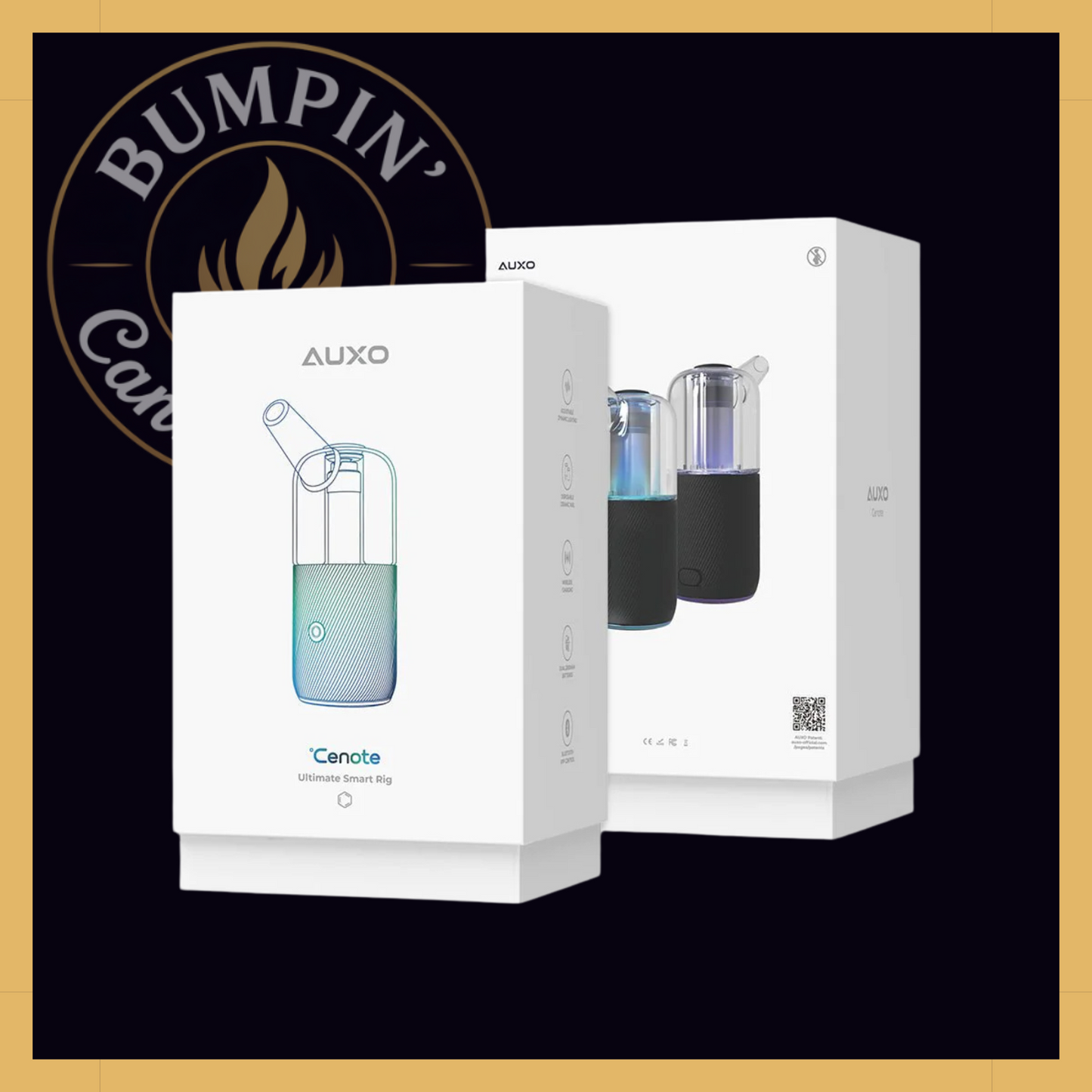 Auxo Cenote Premium Smart E-Rig – 392-664 °F LED Rig