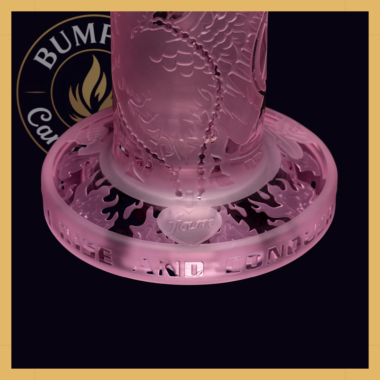 Phoenix: Forged in Fire 6" Pink Cancer Dab Rig
