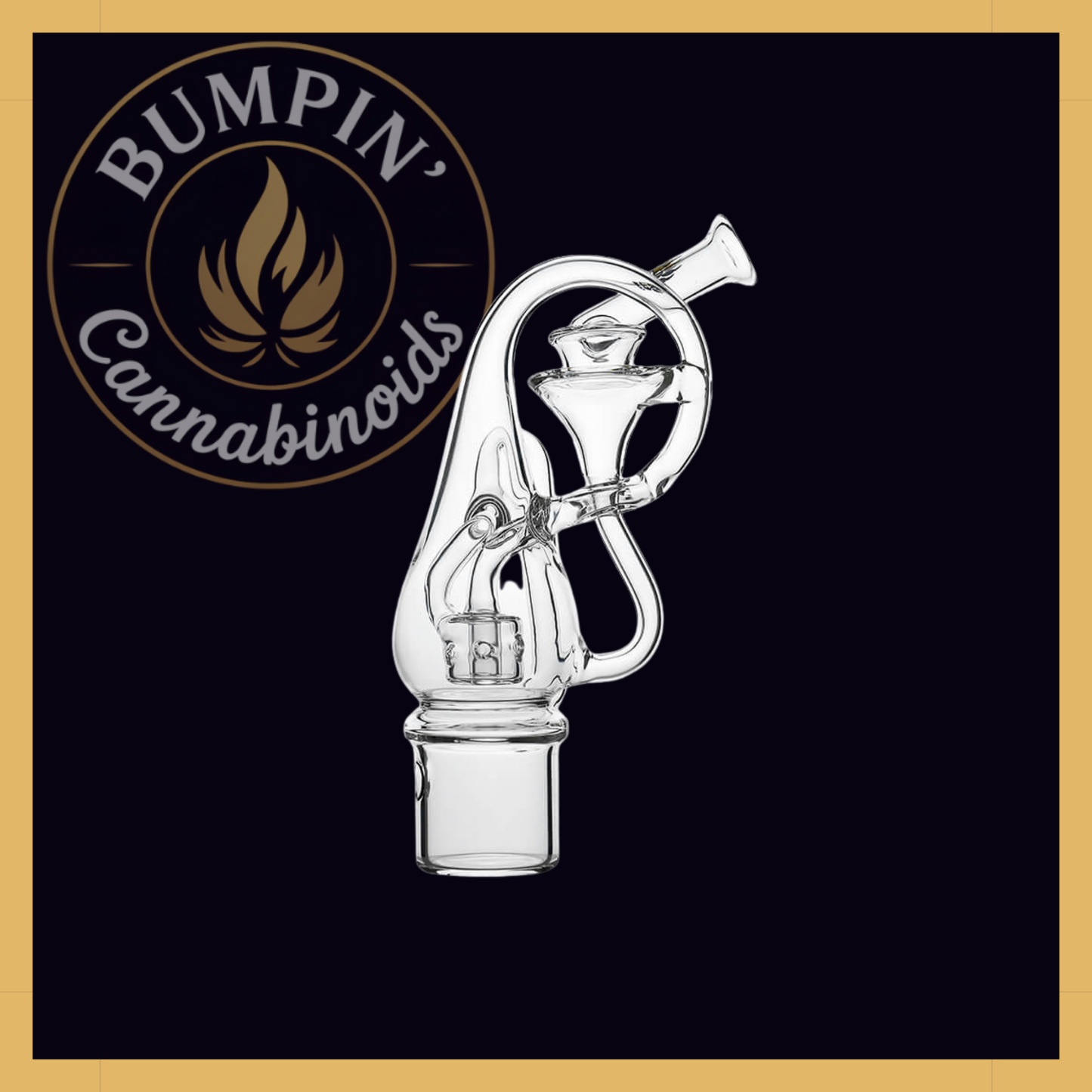 Calibear Klein Bottle Recycler Glass Attachment for Dr. Dabber Switch 2