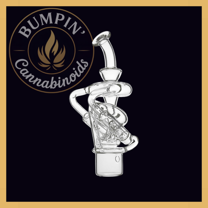 Calibear Double Jet Vortex Glass Attachment for Dr. Dabber Switch²