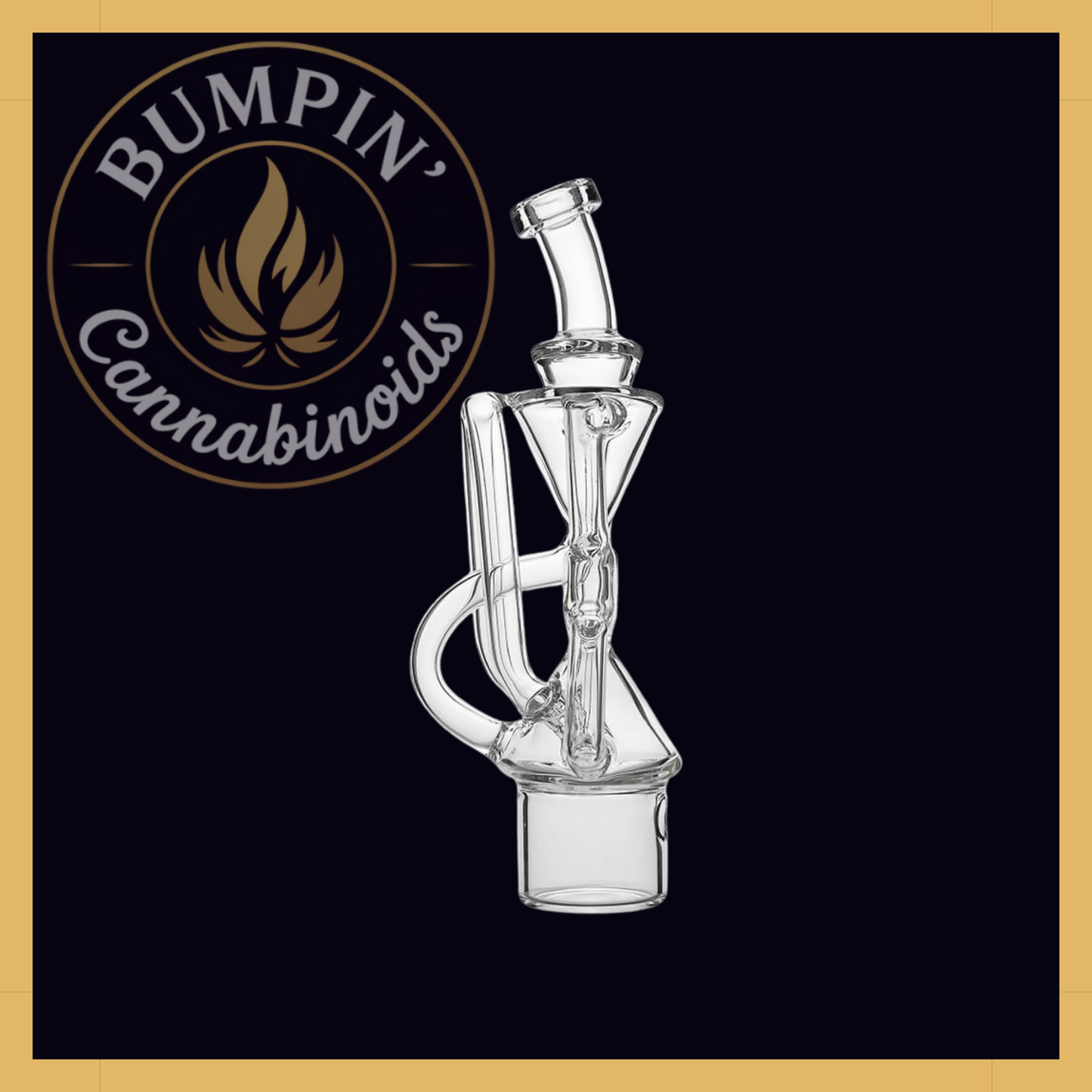Calibear Xfinity Recycler Glass Attachment For Dr. Dabber Switch 2