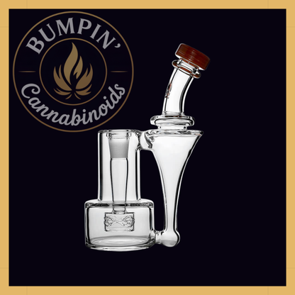 Premium RBR Recycler with Wave Perc and US Color Mouthpiece | Calibear