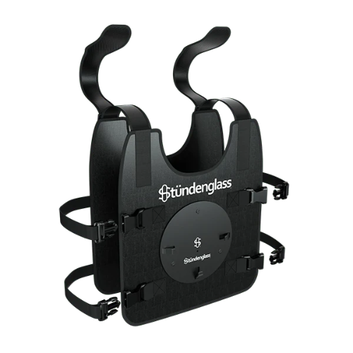 Stündenglass Chest Mount – Hands-Free Harness for Full-Size Gravity Infuser - Bumpin' Cann