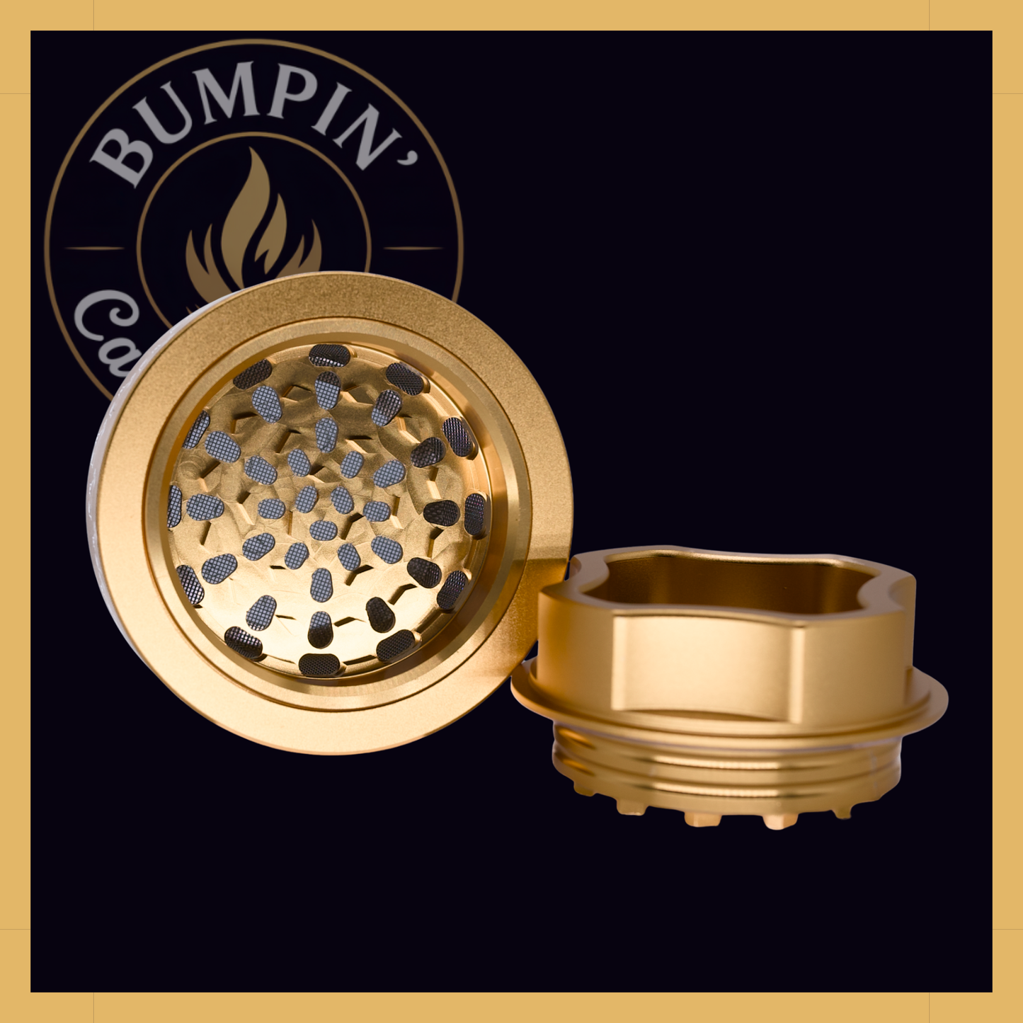 4 Piece Aluminum Grinder | AITH v.I – OG - Repeat Pattern