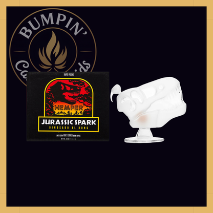 Jurassic Spark Skull XL Bong 7"