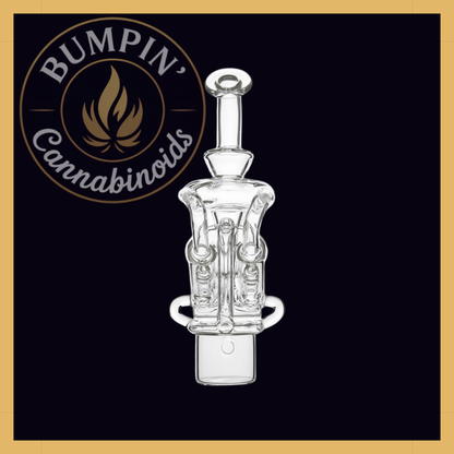 Calibear Double Jet Vortex Glass Attachment for Dr. Dabber Switch²