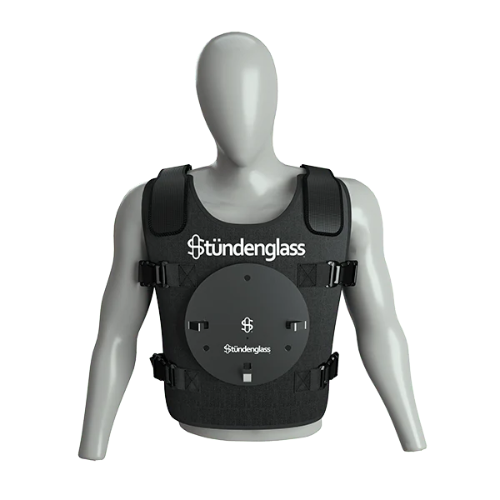 Stündenglass Chest Mount – Hands-Free Harness for Full-Size Gravity Infuser - Bumpin' Cann