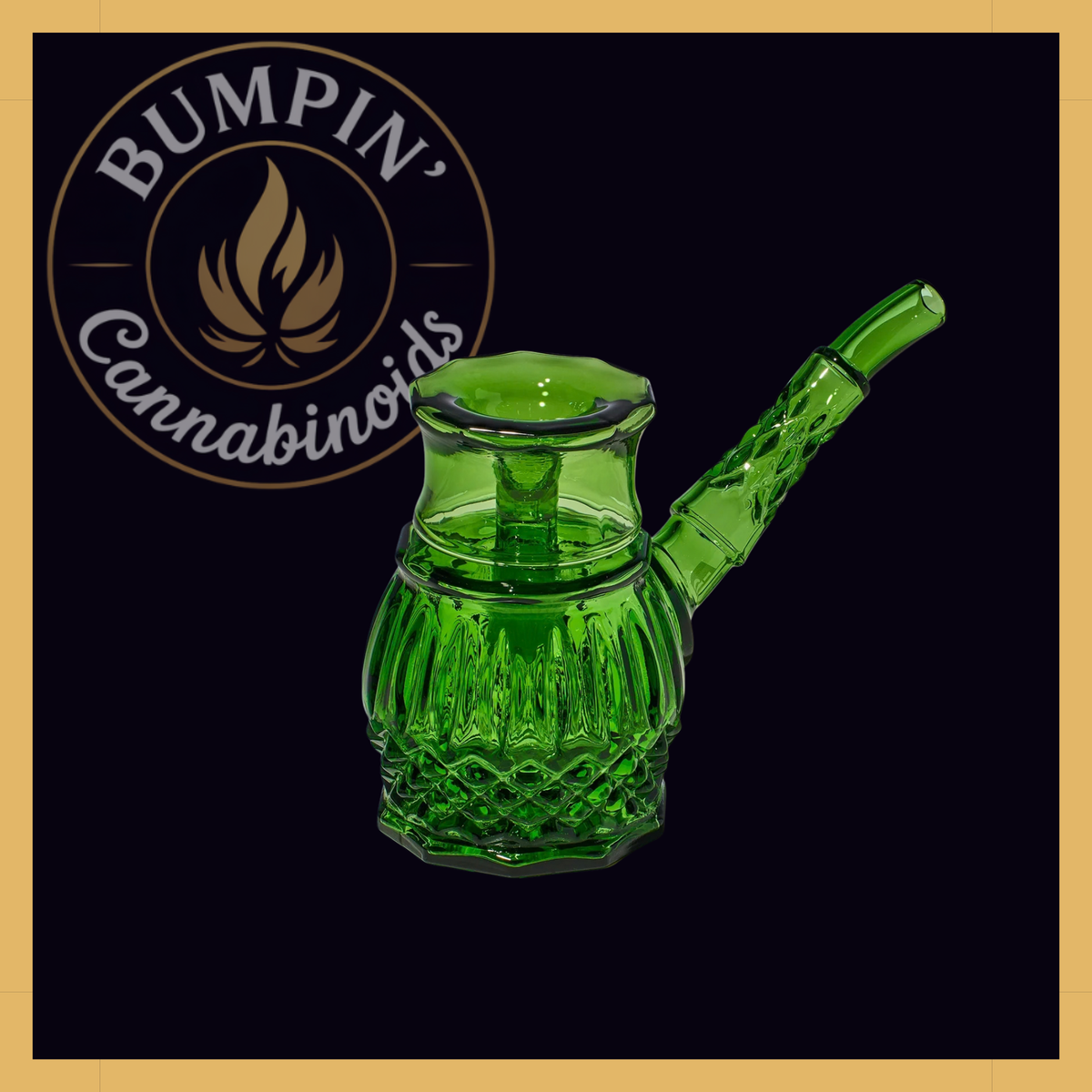 NWTN Home Highball borosilicate glass bubbler - Baltic Amber
