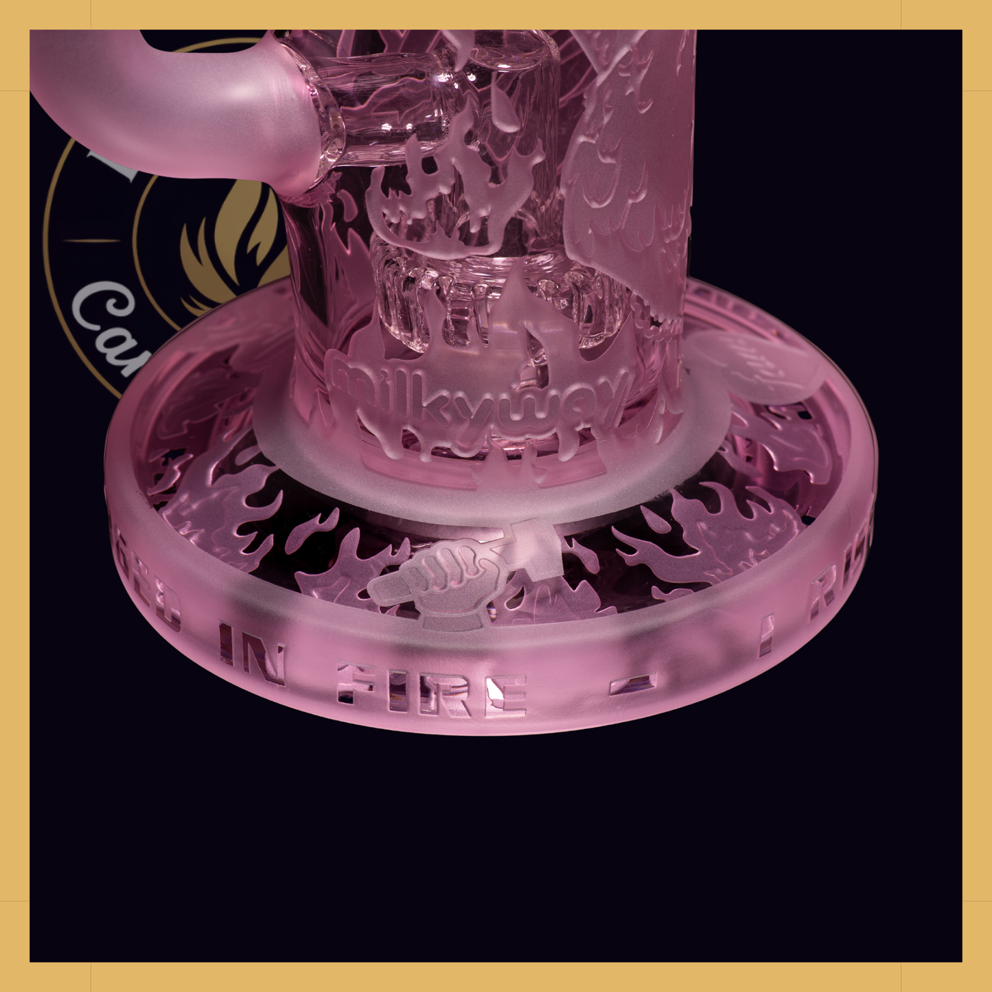 Phoenix: Forged in Fire 6" Pink Cancer Dab Rig