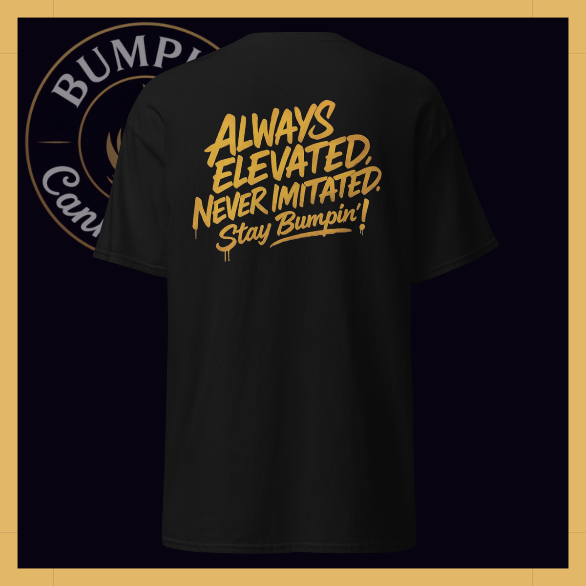 Bumpin' Cannabinoids Classic Tee in Black
