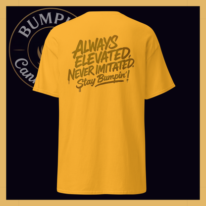 Bumpin' Cannabinoids Classic Tee in Gold