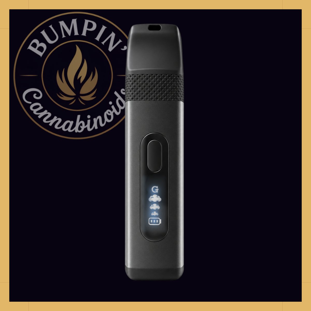 G Pen Micro II concentrate vaporizer with ceramic tank attached