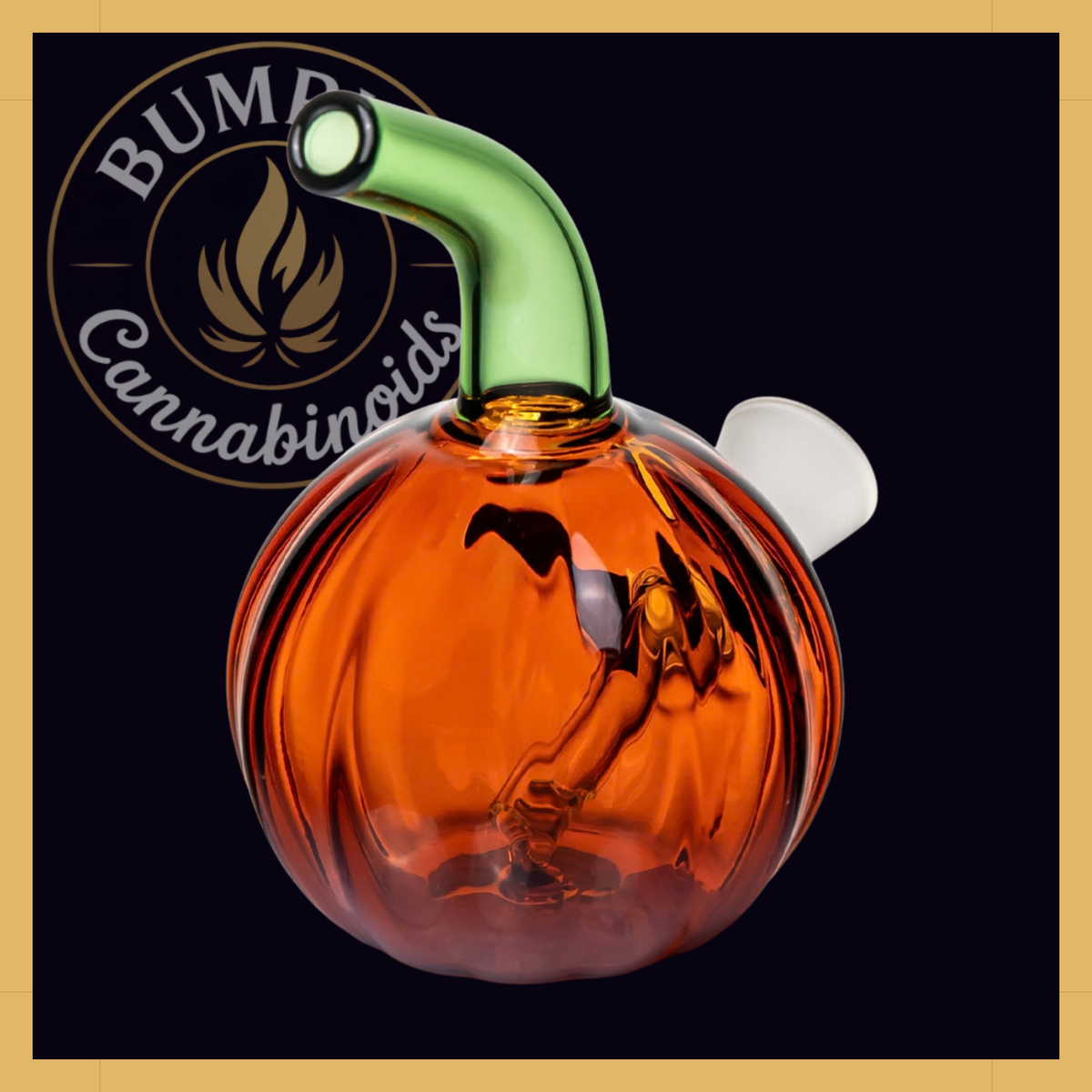 MJ Arsenal Jack O'Ripper Blunt Bubbler full-color pumpkin design detail