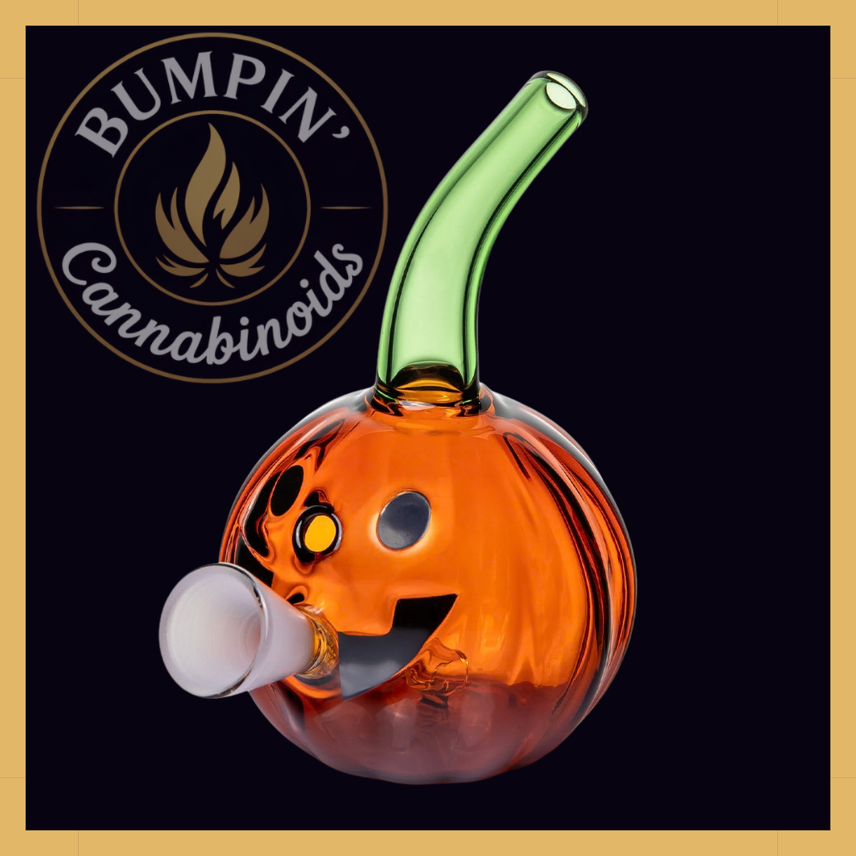MJ Arsenal Jack O'Ripper Blunt Bubbler limited-edition pumpkin glass