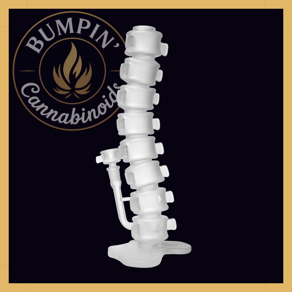MJ Arsenal Skele-Tube Glass frosted skeleton body detail