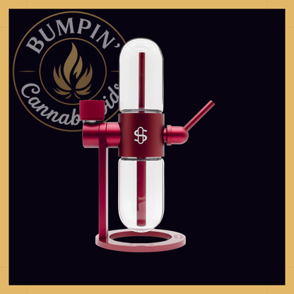 Stündenglass Gravity Infuser in deep Velvet Burgundy finish
